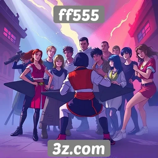 Evolução da comunidade de jogadores no ff555