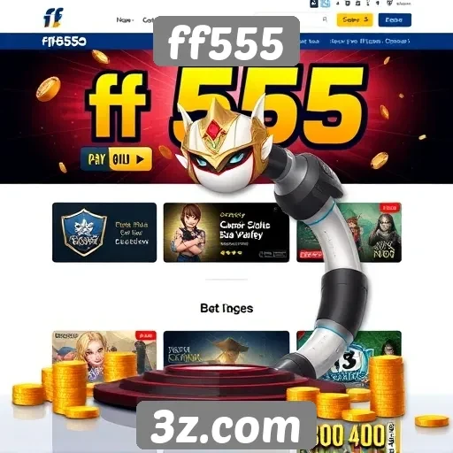 Novas funcionalidades do site ff555 em análise